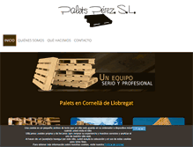 Tablet Screenshot of paletsperez.com